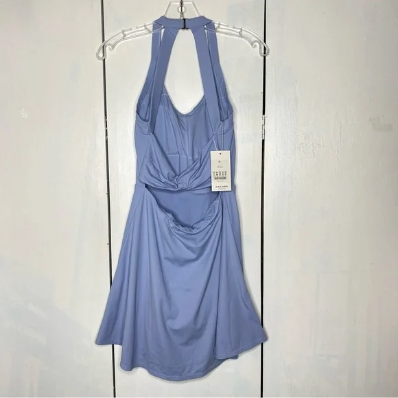 Halara Backless Cut Out Twisted Side Pocket 2-in-1 Barre Ballet Dance Dress M - Picture 5 of 10